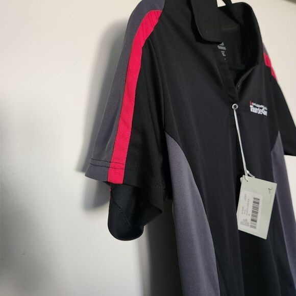 Exteme Performance Ladies Tour de Cure Black,Gray,Eed Polo Shirt Size XL - Picture 5 of 7
